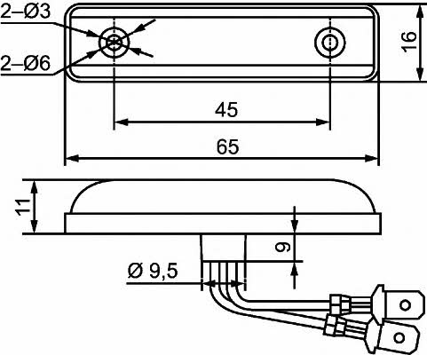 Hella 2PG 357 010-021 Lampa pozycyjna 2PG357010021: Dobra cena w Polsce na 2407.PL - Kup Teraz!