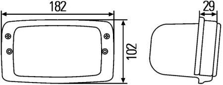 Hella Additional light headlight – price 287 PLN