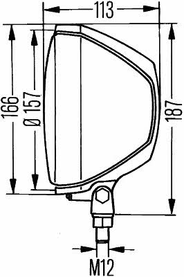 Headlight right Hella 1S5 003 178-031