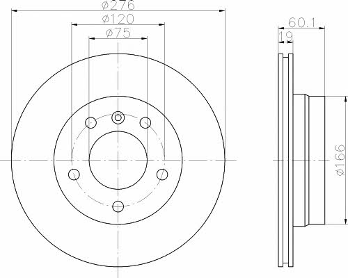 Купить Hella-Pagid 8DD 355 104-281 по низкой цене в Польше!