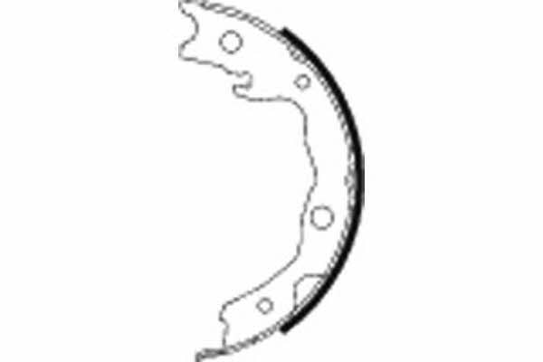 Hella-Pagid 8DA 355 050-031 Parking brake shoes 8DA355050031: Buy near me at 2407.PL in Poland at an Affordable price!