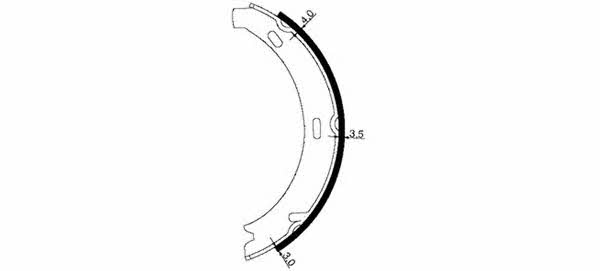 Hella-Pagid 8DA 355 050-431 Колодки тормозные стояночного тормоза 8DA355050431: Отличная цена - Купить в Польше на 2407.PL!