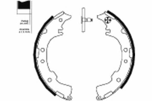 Hella-Pagid 8DB 355 000-251 Bremsbackensatz 8DB355000251: Kaufen Sie zu einem guten Preis in Polen bei 2407.PL!