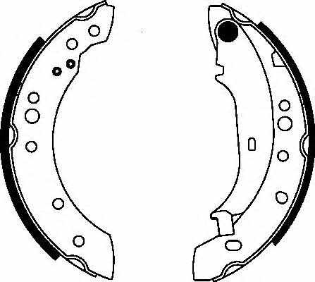 Hella-Pagid 8DB 355 000-371 Колодки тормозные барабанные, комплект 8DB355000371: Отличная цена - Купить в Польше на 2407.PL!