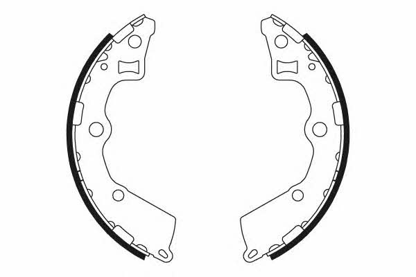 Hella-Pagid 8DB 355 000-411 Brake shoe set 8DB355000411: Buy near me in Poland at 2407.PL - Good price!