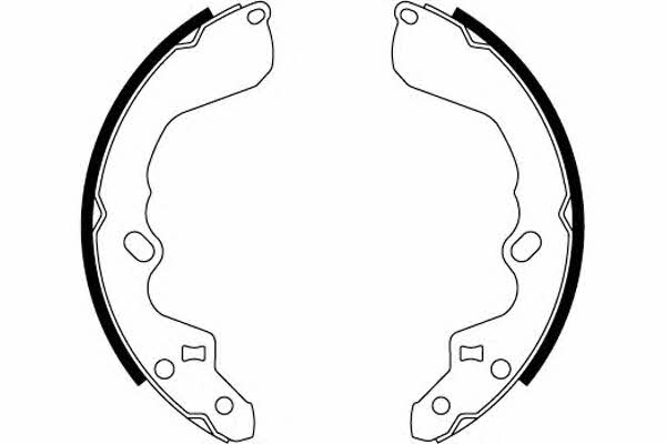 Hella-Pagid 8DB 355 000-511 Колодки гальмівні барабанні, комплект 8DB355000511: Приваблива ціна - Купити у Польщі на 2407.PL!