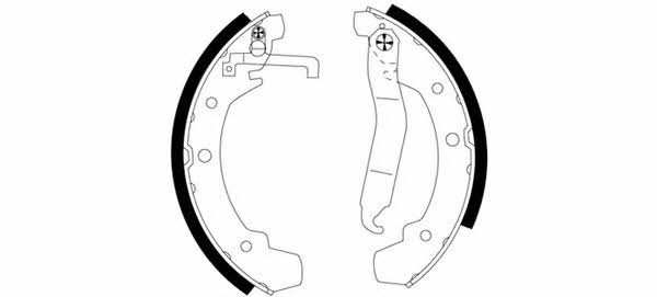 Hella-Pagid 8DB 355 000-691 Колодки гальмівні барабанні, комплект 8DB355000691: Купити у Польщі - Добра ціна на 2407.PL!