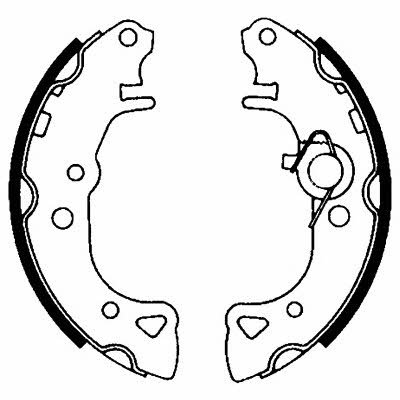 Hella-Pagid 8DB 355 001-001 Колодки гальмівні барабанні, комплект 8DB355001001: Приваблива ціна - Купити у Польщі на 2407.PL!