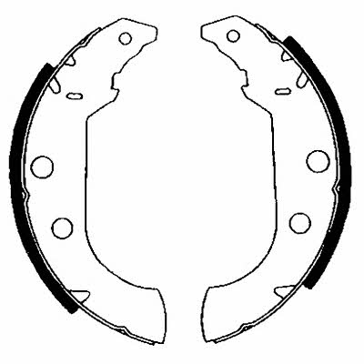 Hella-Pagid 8DB 355 001-101 Колодки гальмівні барабанні, комплект 8DB355001101: Купити у Польщі - Добра ціна на 2407.PL!