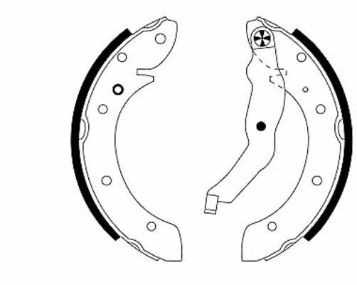 Hella-Pagid 8DB 355 001-241 Brake shoe set 8DB355001241: Buy near me in Poland at 2407.PL - Good price!