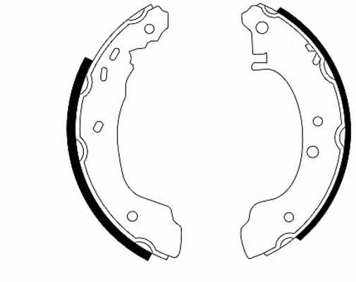 Hella-Pagid 8DB 355 001-271 Brake shoe set 8DB355001271: Buy near me in Poland at 2407.PL - Good price!