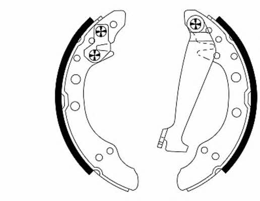 Hella-Pagid 8DB 355 001-311 Brake shoe set 8DB355001311: Buy near me in Poland at 2407.PL - Good price!