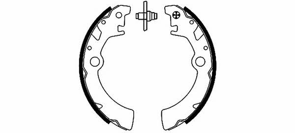 Hella-Pagid 8DB 355 001-911 Колодки гальмівні барабанні, комплект 8DB355001911: Приваблива ціна - Купити у Польщі на 2407.PL!