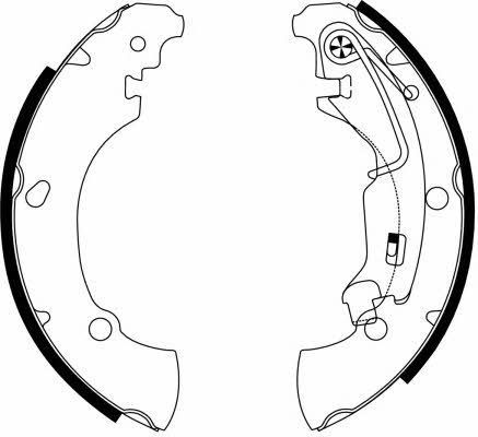 Hella-Pagid 8DB 355 002-701 Brake shoe set 8DB355002701: Buy near me in Poland at 2407.PL - Good price!