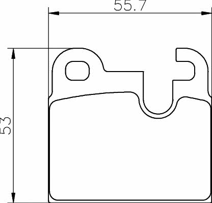 Hella-Pagid 8DB 355 017-511 Тормозные колодки дисковые, комплект 8DB355017511: Отличная цена - Купить в Польше на 2407.PL!