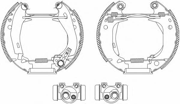 Hella-Pagid 8DB 355 003-921 Bremsbackensatz 8DB355003921: Kaufen Sie zu einem guten Preis in Polen bei 2407.PL!