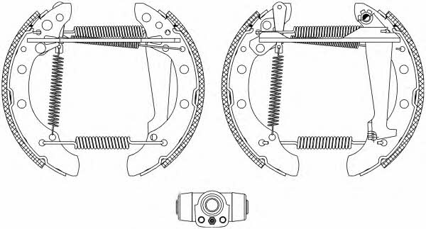 Hella-Pagid 8DB 355 004-041 Bremsbackensatz 8DB355004041: Kaufen Sie zu einem guten Preis in Polen bei 2407.PL!