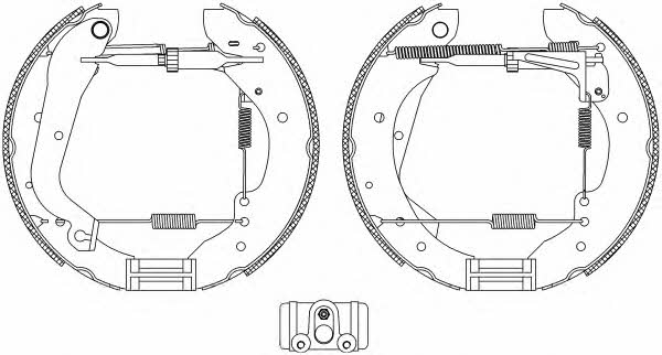 Hella-Pagid 8DB 355 004-281 Bremsbackensatz 8DB355004281: Kaufen Sie zu einem guten Preis in Polen bei 2407.PL!