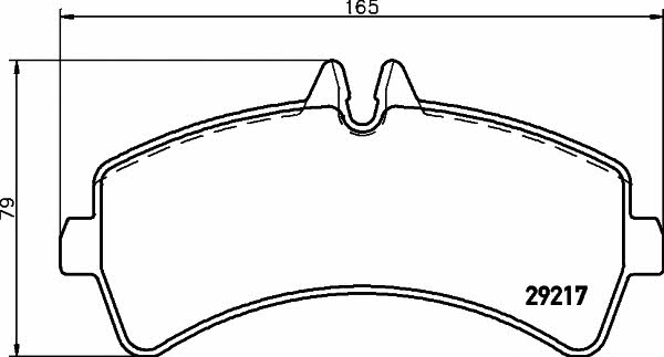 Hella-Pagid 8DB 355 005-541 Гальмівні колодки, комплект 8DB355005541: Приваблива ціна - Купити у Польщі на 2407.PL!