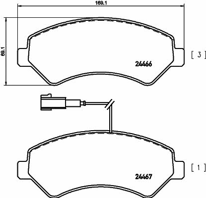 Hella-Pagid 8DB 355 019-901 Klocki hamulcowe, zestaw 8DB355019901: Dobra cena w Polsce na 2407.PL - Kup Teraz!