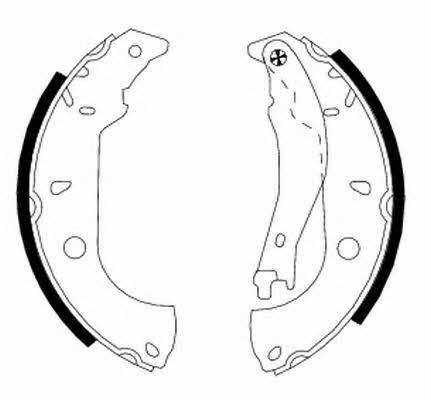 Hella-Pagid 8DB 355 022-761 Brake shoe set 8DB355022761: Buy near me in Poland at 2407.PL - Good price!