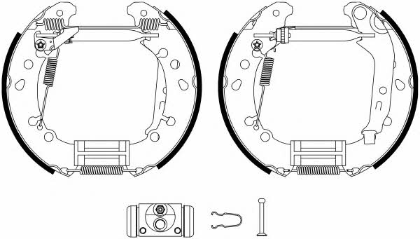 Hella-Pagid 8DB 355 022-791 Колодки тормозные барабанные, комплект 8DB355022791: Отличная цена - Купить в Польше на 2407.PL!