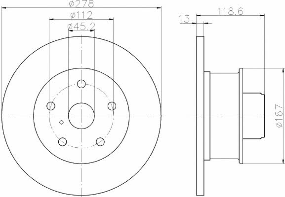 Hella-Pagid 8DD 355 100-471 Bremsscheibe 8DD355100471: Kaufen Sie zu einem guten Preis in Polen bei 2407.PL!