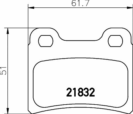 Hella-Pagid 8DB 355 008-151 Scheibenbremsbeläge, Set 8DB355008151: Kaufen Sie zu einem guten Preis in Polen bei 2407.PL!