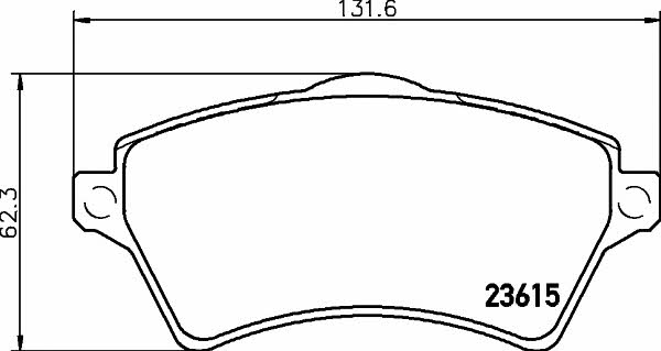 Hella-Pagid 8DB 355 009-761 Scheibenbremsbeläge, Set 8DB355009761: Kaufen Sie zu einem guten Preis in Polen bei 2407.PL!