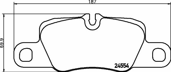 Hella-Pagid 8DB 355 014-051 Scheibenbremsbeläge, Set 8DB355014051: Kaufen Sie zu einem guten Preis in Polen bei 2407.PL!