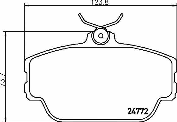 Hella-Pagid 8DB 355 014-521 Klocki hamulcowe, zestaw 8DB355014521: Dobra cena w Polsce na 2407.PL - Kup Teraz!