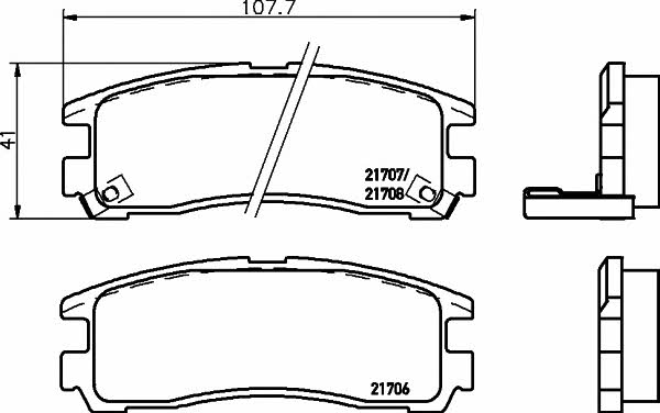 Купить Hella-Pagid 8DB 355 016-591 по низкой цене в Польше!