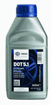 Hella-Pagid 8DF 355 360-081 Тормозная жидкость DOT 5.1, 0,5 л 8DF355360081: Отличная цена - Купить в Польше на 2407.PL!