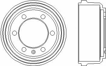Hella-Pagid 8DT 355 300-091 Bęben hamulca tylny 8DT355300091: Dobra cena w Polsce na 2407.PL - Kup Teraz!
