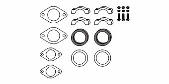 HJS Leistritz 82 11 1028 Fitting kit for silencer 82111028: Buy near me in Poland at 2407.PL - Good price!