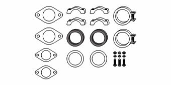 HJS Leistritz 82 11 1044 Fitting kit for silencer 82111044: Buy near me in Poland at 2407.PL - Good price!