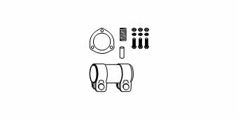 HJS Leistritz 82 11 2284 Mounting Kit, catalytic converter 82112284: Buy near me in Poland at 2407.PL - Good price!