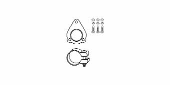 HJS Leistritz 82 11 3228 Mounting kit, catalyst converter 82113228: Buy near me in Poland at 2407.PL - Good price!