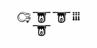 HJS Leistritz 82 11 9837 Fitting kit for silencer 82119837: Buy near me in Poland at 2407.PL - Good price!