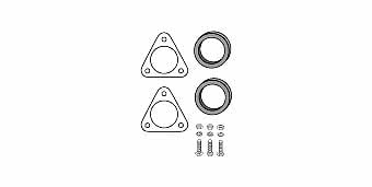 HJS Leistritz 82 12 2157 Mounting Kit, catalytic converter 82122157: Buy near me at 2407.PL in Poland at an Affordable price!