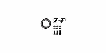 HJS Leistritz 82 13 2619 Mounting Kit, catalytic converter 82132619: Buy near me in Poland at 2407.PL - Good price!