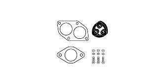 HJS Leistritz 82 14 1876 Mounting Kit, catalytic converter 82141876: Buy near me at 2407.PL in Poland at an Affordable price!