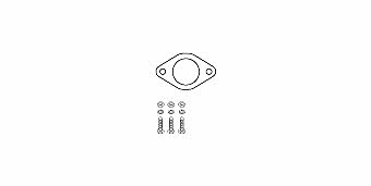 HJS Leistritz 82 23 4493 Mounting kit, catalyst converter 82234493: Buy near me in Poland at 2407.PL - Good price!