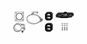 HJS Leistritz 82 40 5701 Mounting kit for exhaust system 82405701: Buy near me in Poland at 2407.PL - Good price!