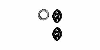 HJS Leistritz 82 41 7431 Mounting kit for exhaust system 82417431: Buy near me in Poland at 2407.PL - Good price!