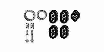 HJS Leistritz 82 43 8033 Mounting kit for exhaust system 82438033: Buy near me in Poland at 2407.PL - Good price!