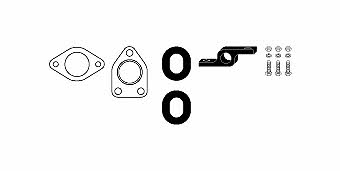 HJS Leistritz 82 45 7823 Mounting kit for exhaust system 82457823: Buy near me in Poland at 2407.PL - Good price!