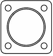 HJS Leistritz 83 22 4293 Exhaust pipe gasket 83224293: Buy near me in Poland at 2407.PL - Good price!