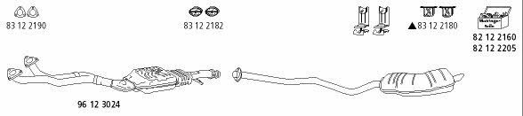  BMW_133 Exhaust system BMW133: Buy near me in Poland at 2407.PL - Good price!