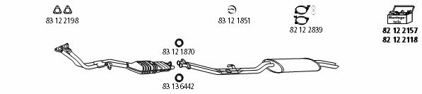  BMW_27 Exhaust system BMW27: Buy near me in Poland at 2407.PL - Good price!